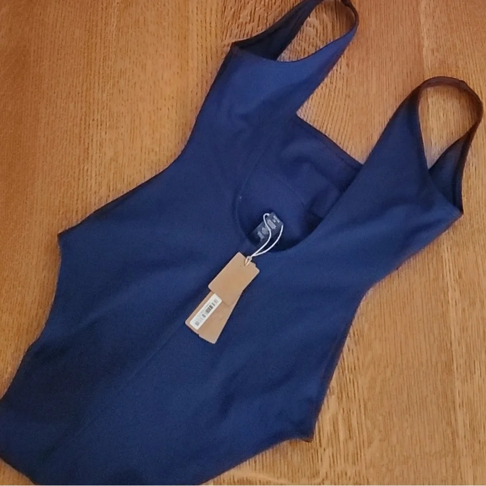 SKIMS Sculpting Swim One Piece Midnight NWT Size XS Brand New